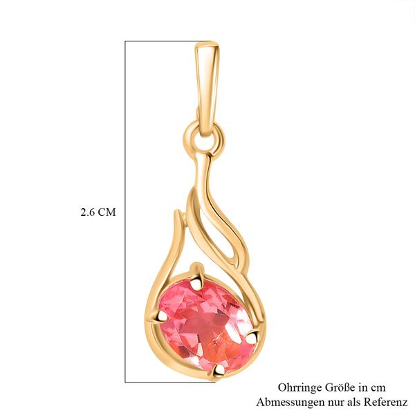 Sunset Triplett Quarz Ohrringe, ca. 2,87 ct. image number 7