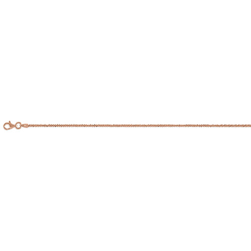 Italianische Funkel-Armband, ca. 19 cm, 925 Silber rosévergoldet image number 0