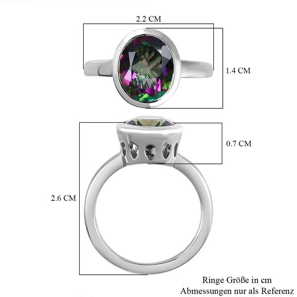 Nordlicht mystischer Topas-Ring - 3,94 ct. image number 7