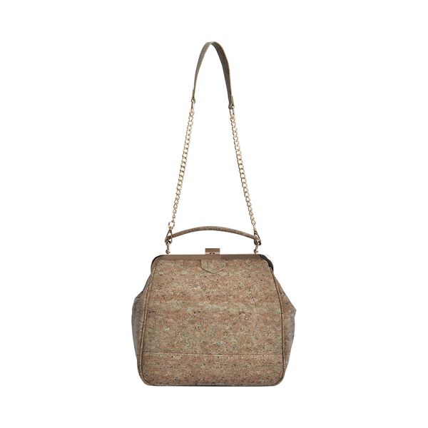 Rucksack aus Naturkork mit Schultergurt, Hellbraun image number 0