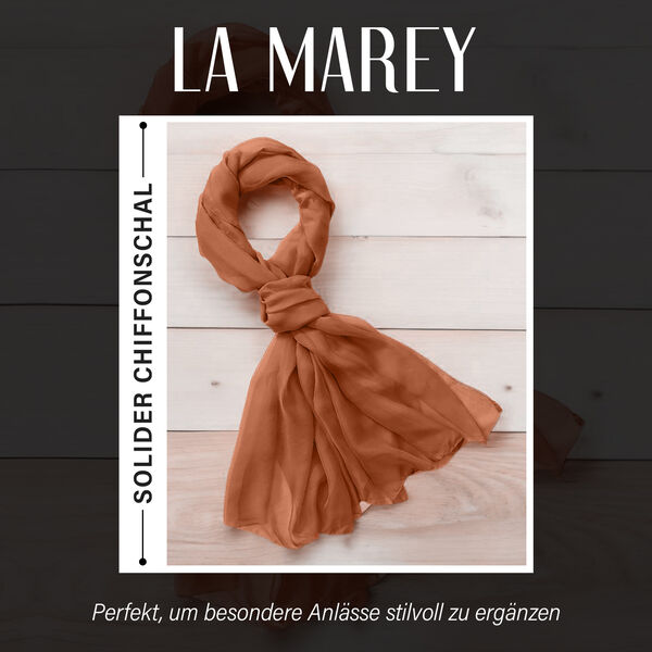 LA MAREY – Maulbeerseide Seidenschal, khaki image number 2