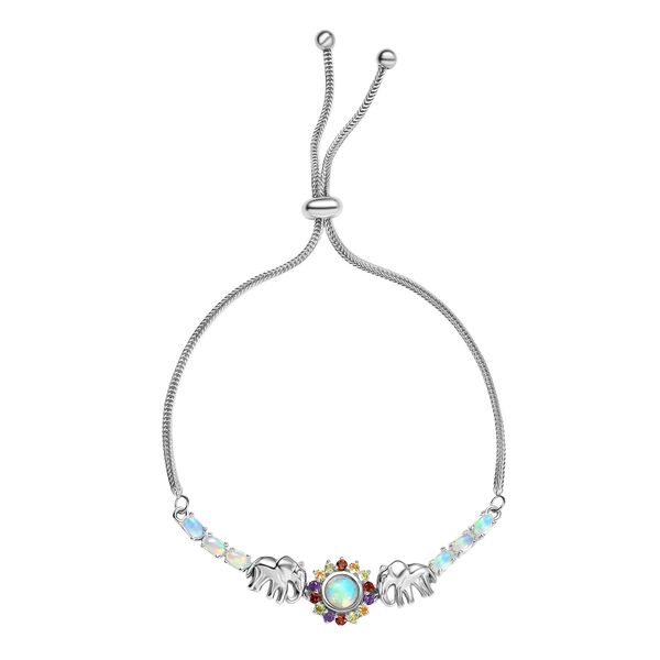 AA Natürliches, äthiopisches Welo Opal und Multi-Edelstein 19cm Armband - 2,29 ct. image number 0
