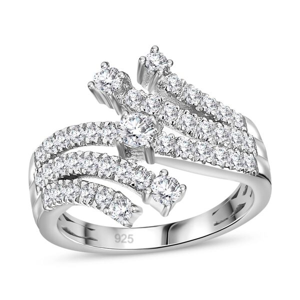 Moissanit Ring, ca. 1,05 ct. image number 5