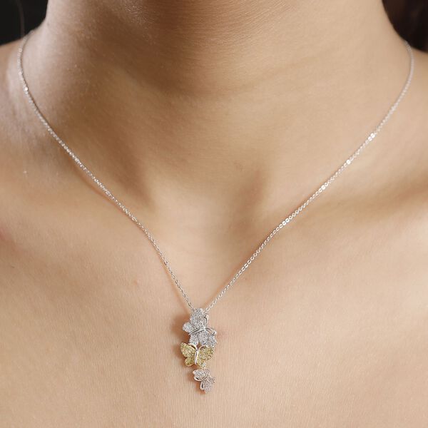 GP Trionfo Kollektion- Multi Diamant Anh&auml;nger mit 45cm Kette - 0,51 ct. image number 3