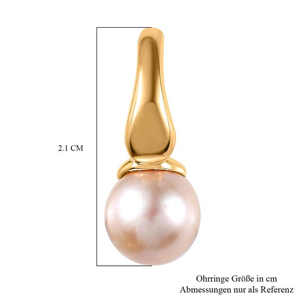 S&uuml;&szlig;wasserperle Ohrringe - 7,57 ct. image number 6