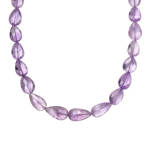 AAA Rosa Amethyst Halskette, 45 cm - 216 ct. image number 0
