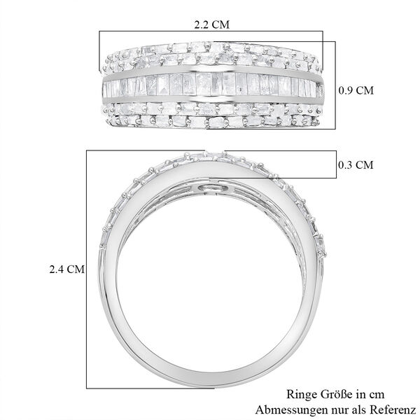 Weißer Diamant-Ring - 1 ct. image number 6
