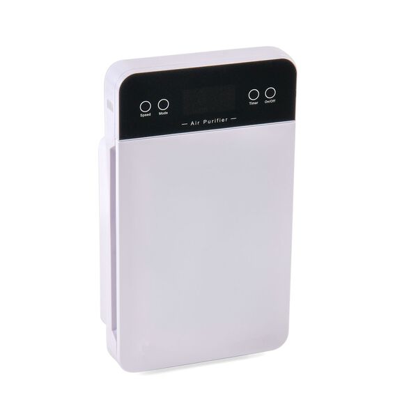 Luftreiniger mit HEPA-Filter und Aktivkohle, LCD-Display, Fernbedienung, Weiß image number 12