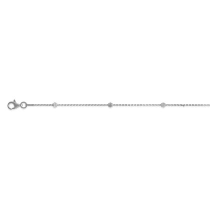 925 Silber rhodiniert Halskette ca. 91 cm ca. 6,07g