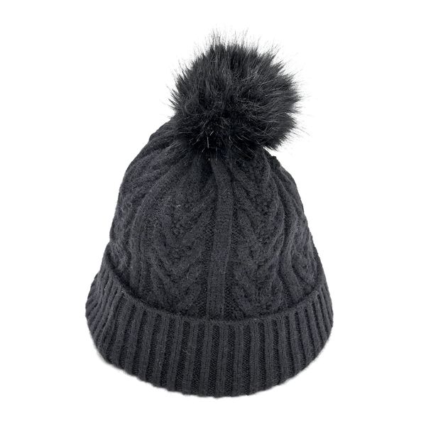 2-tlg. Set Schal und Mütze, schwarz image number 2