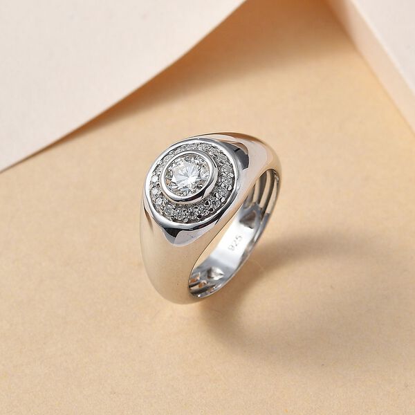 Moissanit Ring - 0,53 ct. image number 2