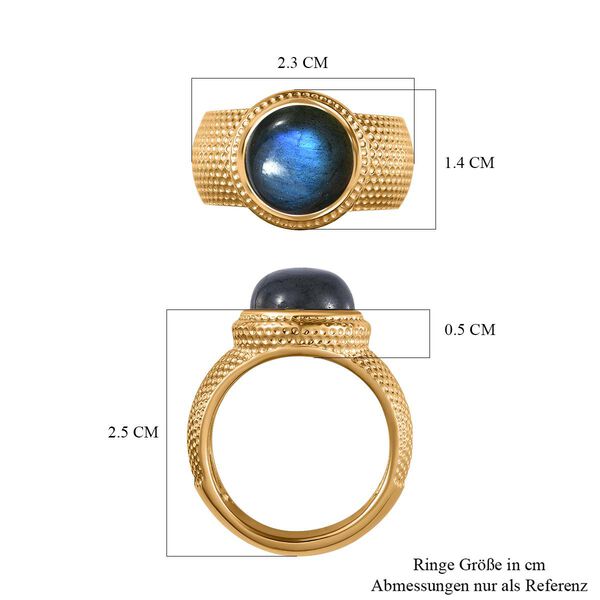 AAA Labradorit Ring - 4,35 ct. image number 8