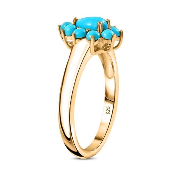 AA Amerikanisches, nat&uuml;rliches Sleeping Beauty T&uuml;rkis-Schmuckset - 1,42 ct. image number 5