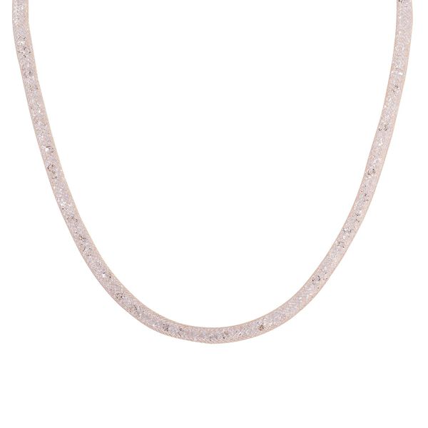 Wei&szlig;er Kristall Schmuckset Reines Messing image number 3