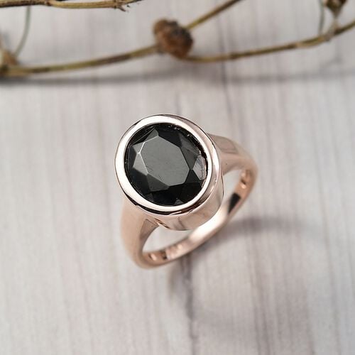 Elite Shungit Ring 950 Kupfer (Größe 18.00) ca. 2,87 ct image number 1