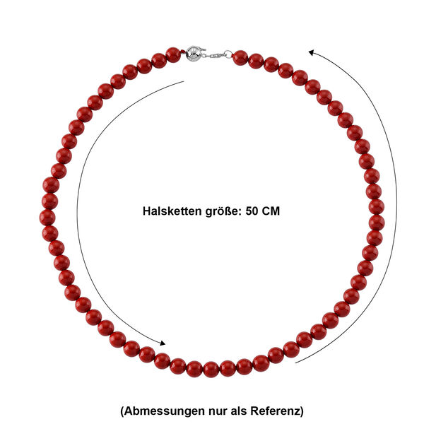 D'Joy rote Zinnober 50cm Halskette - 330 ct. image number 7
