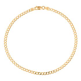 585 Gold Anklet ca. 25.5 cm ca. 1,10g