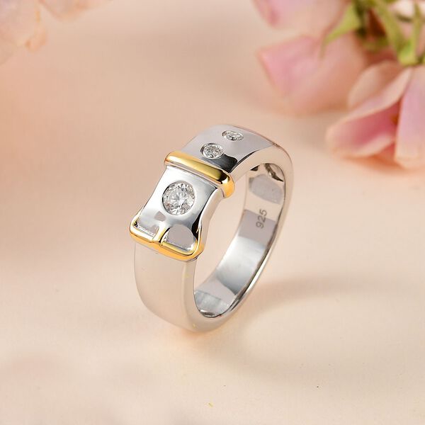 Moissanit Ring - 0,23 ct. image number 2