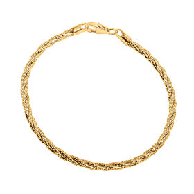925 Silber vergoldet Armband ca. 19 cm ca. 5,76g