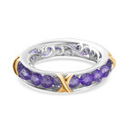 EVER TRUE AA Amethyst Ring Nickelfreies Messing (Größe 17.00) ca. 5.00 ct