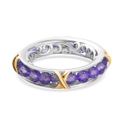 EVER TRUE AA Amethyst Ring Nickelfreies Messing (Gr&ouml;&szlig;e 17.00) ca. 5.00 ct