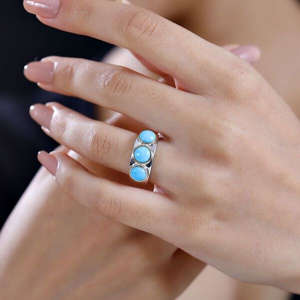 AA Sleeping Beauty Türkis Ring, ca. 2,27 ct. image number 3