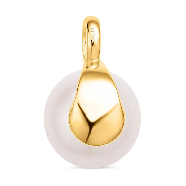 2er-Set, weißer Edison Perlen-Ring und Anhänger - 23,9 ct. image number 8