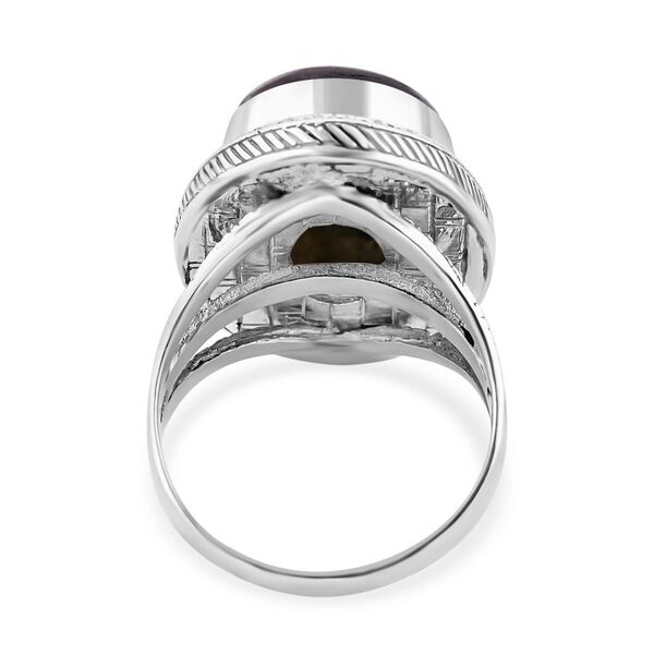 Royal Bali - Labradorit Ring 925 Silber (Gr&ouml;&szlig;e 18.00) ca. 17.06 ct image number 4