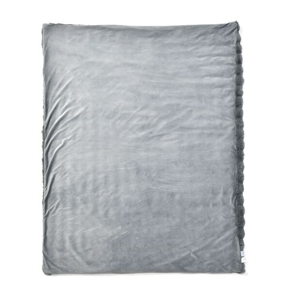 Kunstfell Decke, grau image number 9