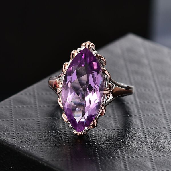 AA Rose De France Amethyst Ring - 7,64 ct. image number 2