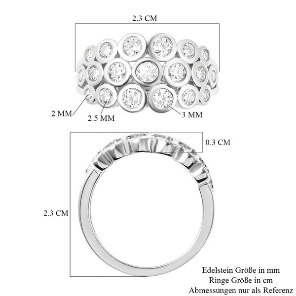 Moissanit Ring - 1,21 ct. image number 6