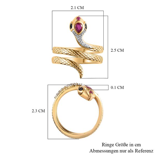 GP Italian Garden Kollektion - Afrikanischer Rubin und Multi-Edelstein-Ring - 0,39 ct. image number 7