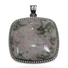 Fancy Grüner Jaspis Anhänger ca. 85.00 ct