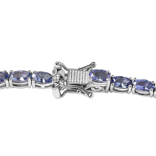 Tansanit Halskette, 45cm - 18,19 ct. image number 5