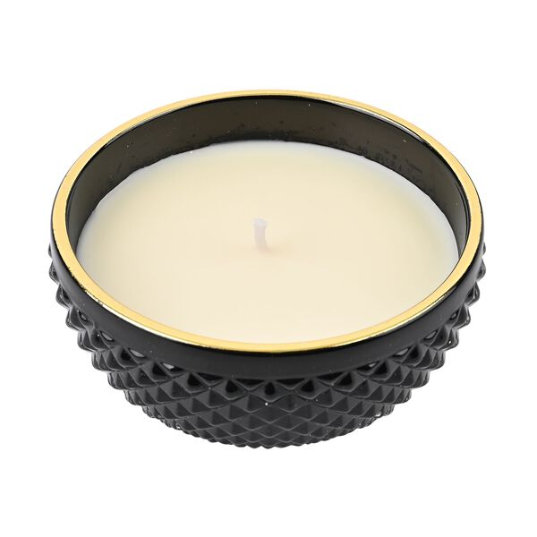 Sandelholz Duftkerze in schwarz, 20h Brennzeit image number 3