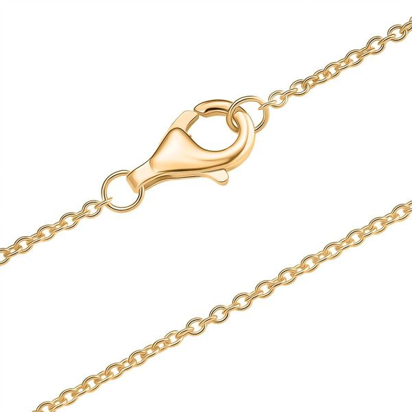 D'Joy AAAA mehrfarbiger Süßwasser Barockperle Anhänger mit 50cm Kette, 925 Silber vergoldet image number 4