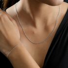 2er-Set - Figaro-Halskette und Armband , silber platiniert image number 2