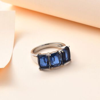 Ceylon Farbe Quarz Ring, Edelstahl (Gr&ouml;&szlig;e 21.00) ca. 5.03 ct