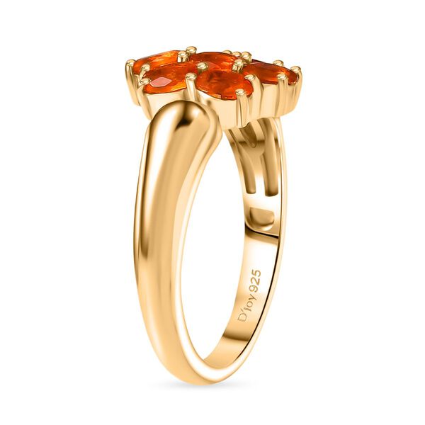 D'Joy AAA Blaze Feueropal Ring - 0,82 ct. image number 4