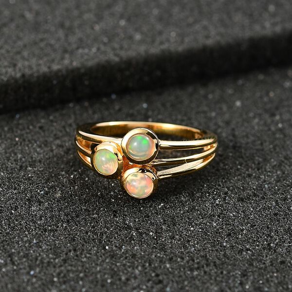 AA Natürlicher, äthiopischer Welo Opal Ring, ca. 0,53 ct. image number 3