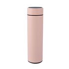 Thermobecher mit digitaler Temperaturanzeige aus Edelstahl, 500ml Rosa