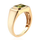 Natürlicher Peridot Ring 925 Silber vergoldet  ca. 2,50 ct image number 4