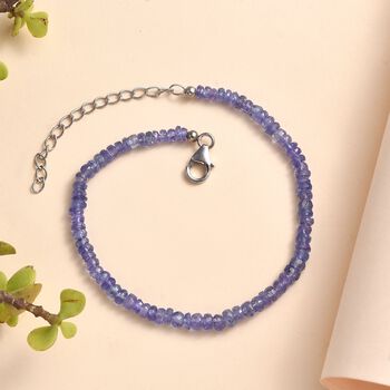 AAA Tansanit Armband, 19 cm - 25 ct.