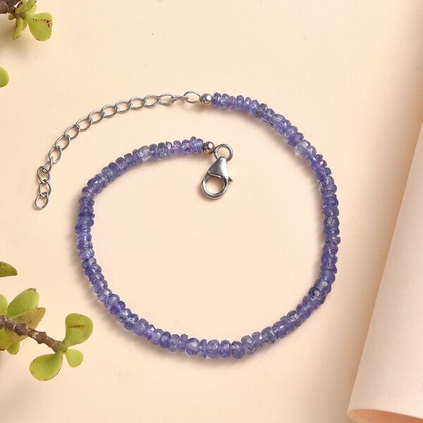 AAA Tansanit Armband, 19 cm - 25 ct. image number 2