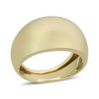 Vicenza Kollektion - Italien hergestellten Hochpolierter graduierter Band Ring 375 Gelbgold (Gr&ouml;&szlig;e 19.00)
