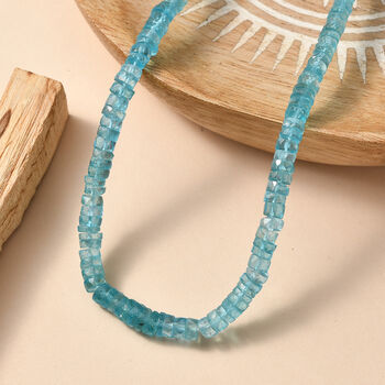 D'Joy blaue Apatit 45cm Halskette - 98 ct.