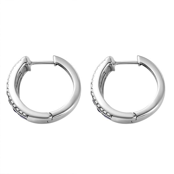 Masoala Saphir und Zirkon Ohrringe - 1,86 ct. image number 5