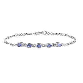 Tansanit Armband - 0,60 ct.