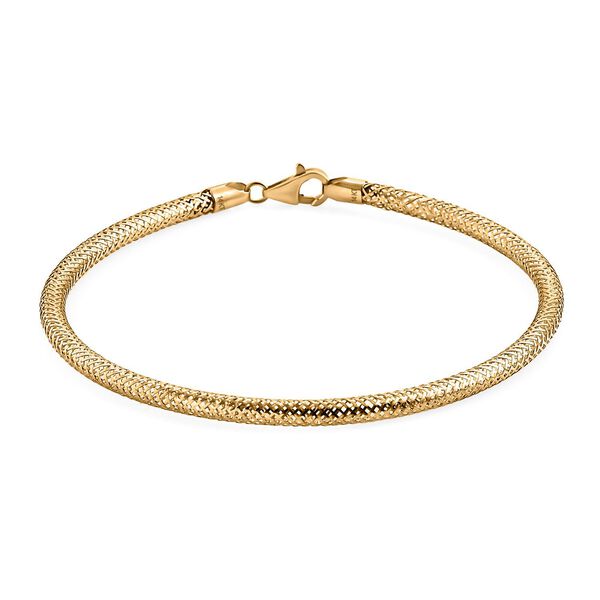 Royal Bali Kollektion- Schlangen-Ketten 19cm Armband und 45cm Halskette in 585 Gold image number 1