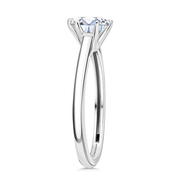 LUXURIANT IGI zertifizierter VS-EF Labor Diamant Ring in 950 Platin - 1 ct. image number 4